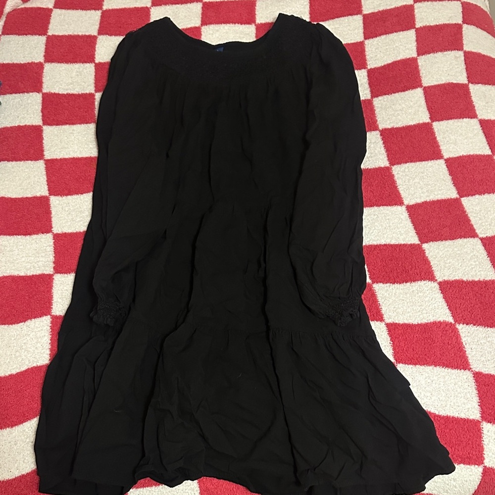 Old Navy Black Dress with Long Sleeves